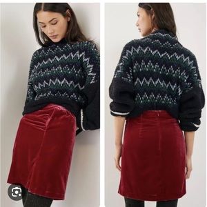 NWT Anthropologie raspberry skirt